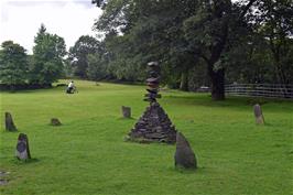 The Turning Point sculpture in Rothay Park, Ambleside