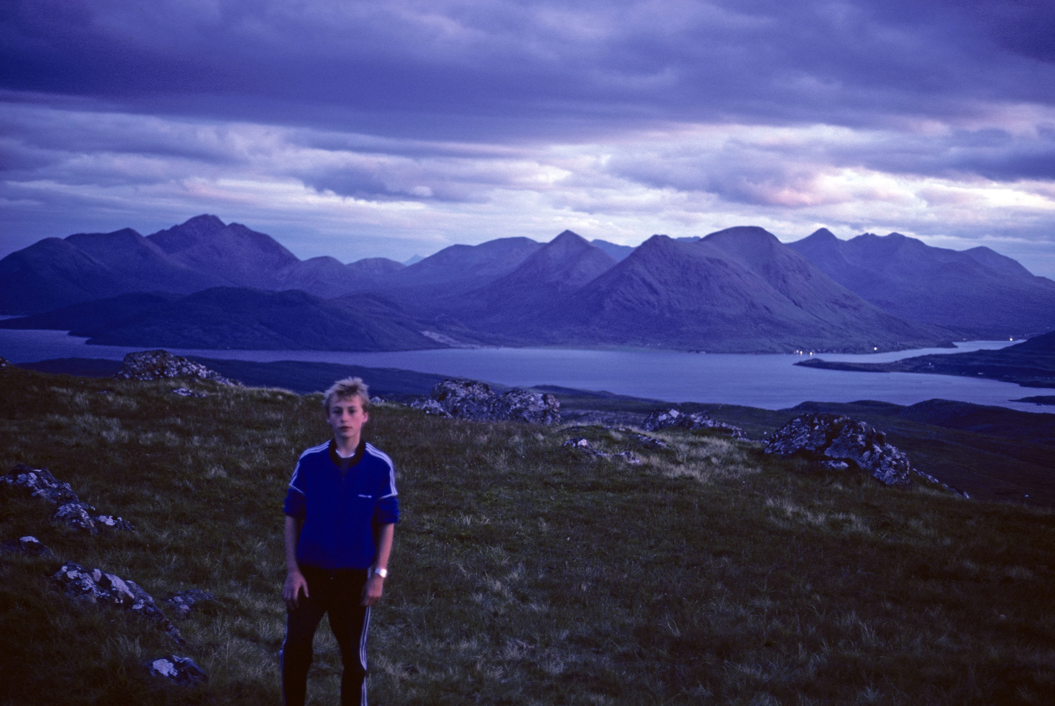 Damian Williams on Dun Caan