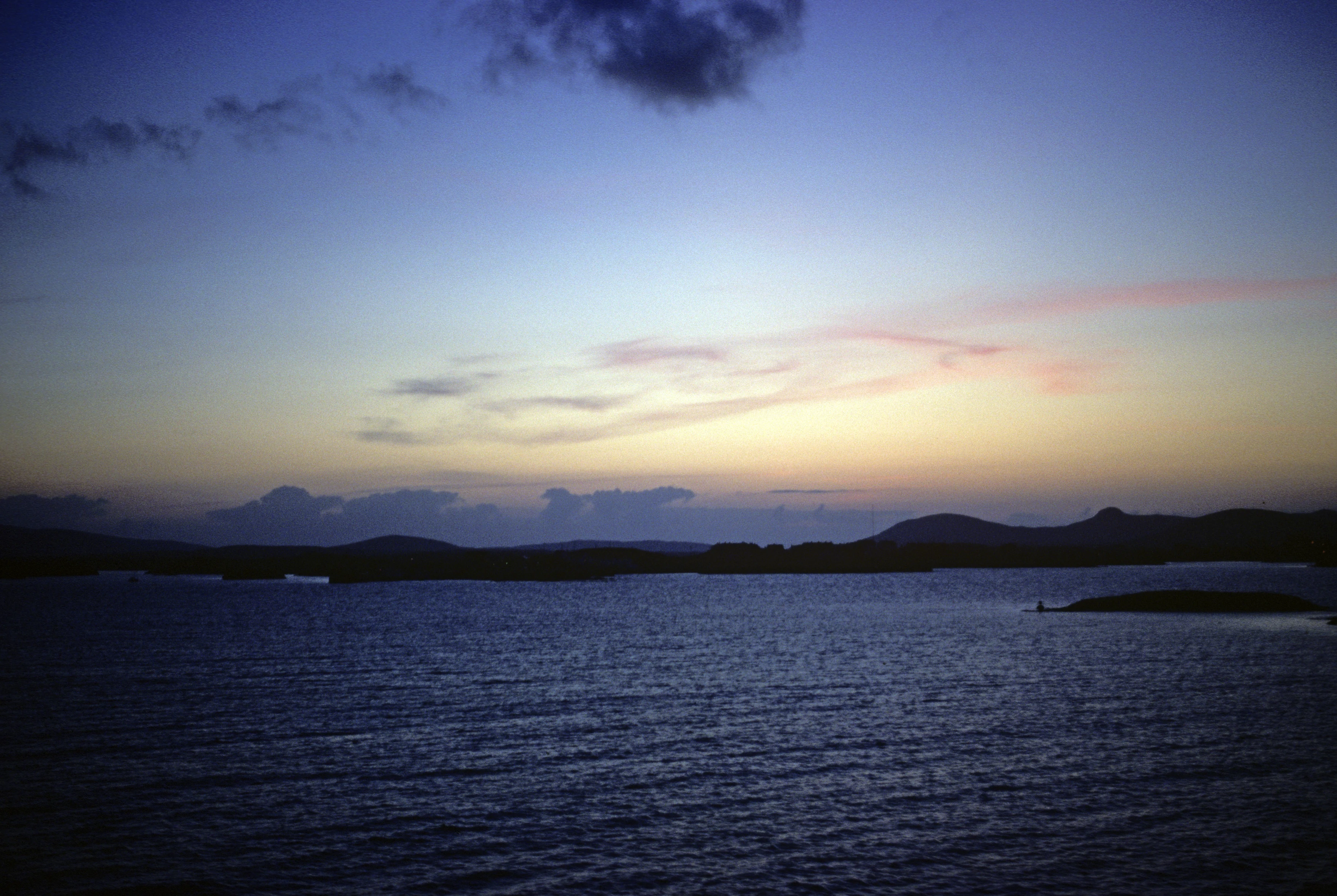 Approaching the island of North Uist