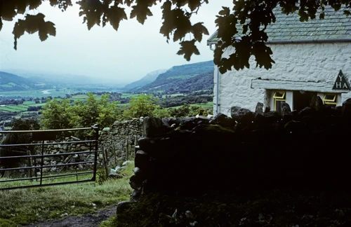 View of the Conwy valley from Rowen youth hostel