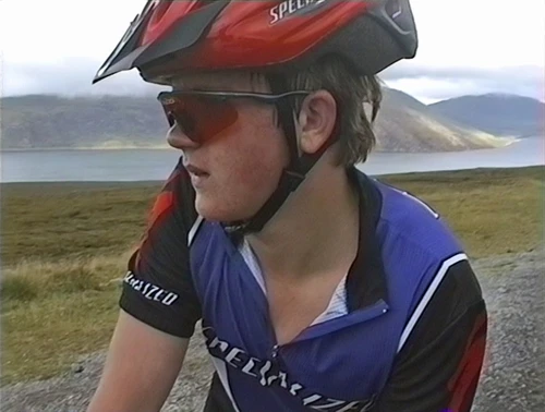 Gavin at Little Loch Broom Viewpoint.