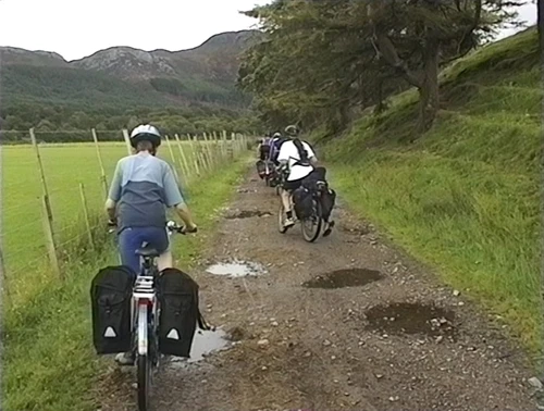 Following the shortcut track from Dundonnell to Eilean Darach Lodge, 32.7 miles from Carn Dearg.