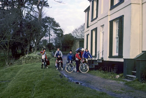 The group at Instow Youth Hostel