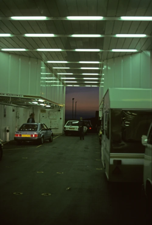 Disembarking the quick way at Lochmaddy