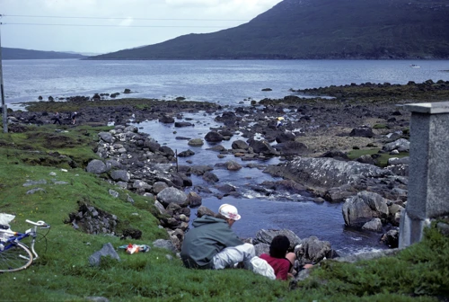 The lunch stop at Ardvourlie on Loch Seaforth