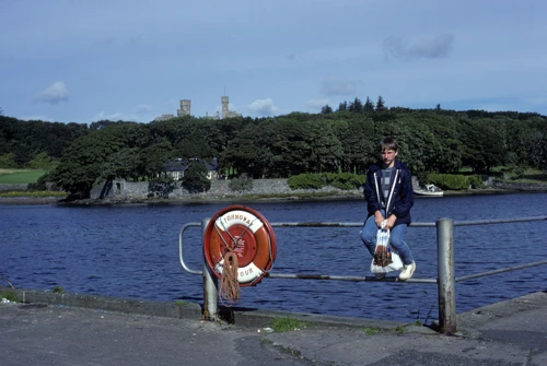 Daniel Coles at Stornoway harbour