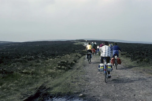 The ridge track along the Quantocks from Crowcombe Park Gate.