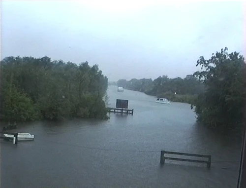 The view across Ranworth Broad from the Visitor Centre.