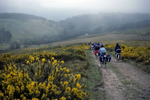 Descending Dean’s Lane towards Selworthy.