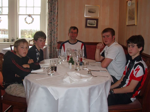 The group at Ilsington Country Hotel.