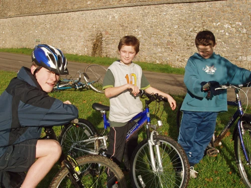 Joe, Dennis and Kane on Denbury Green.
