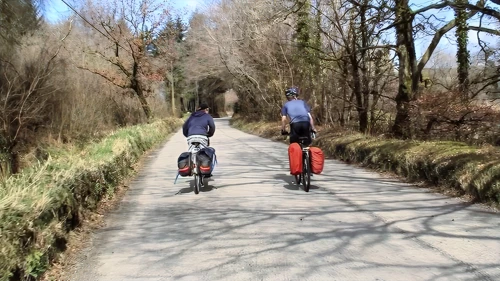 Peaceful lane to Bolventor, following the River Fowey.
