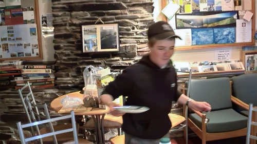 Josh, beyond the call of duty, kindly clears the table after breakfast.