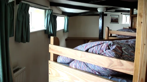 Our dorm at Tintagel YH—definitely the best in the hostel.