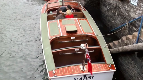 Sea Fury speedboat: 15-minute whizz round the estuary—£4 each.
