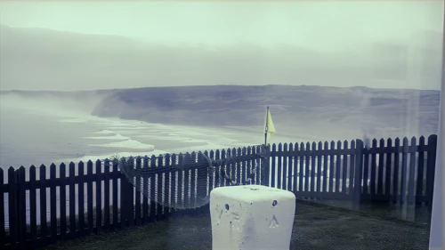 Panoramic views from the dining room, Perranporth Youth Hostel.