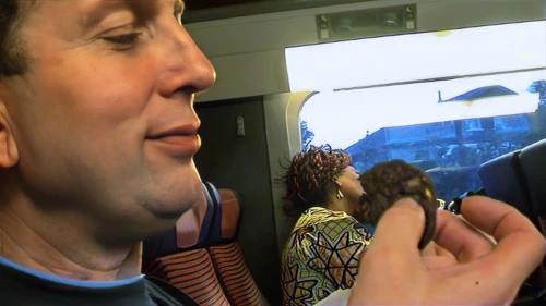 Michael caught eating a Millie's Cookie on the 18:04 TGV from Paris to Lausanne