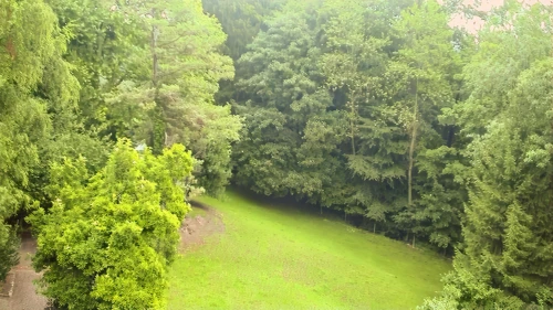 View from our window at Gyrenbad Guest House.