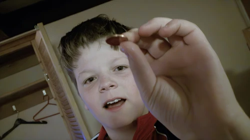 Ash does his best Cillit Bang advert for Zac at Boswinger YH.