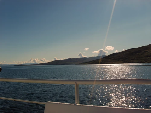 Glorious weather for the Raasay to Skye crossing.