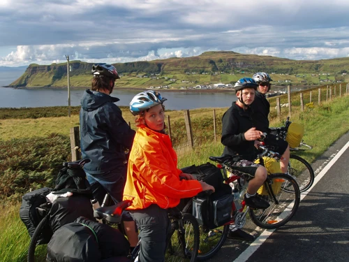 Approaching Uig ferry terminal, Isle of Skye, 28.9 miles in.