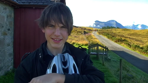 Zac bristles at Michael calling him 'Mr Last' at Raasay Youth Hostel.