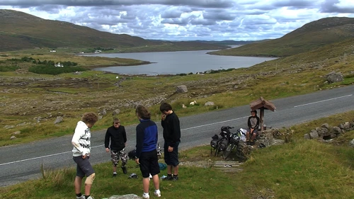 View over Loch Seaforth from our lunch spot.