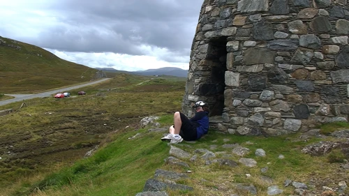 Memorial to the Deer Park Raiders’ land struggles near Baile Aleian, 19.5 miles in.