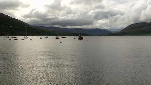 Loch Broom from outside Ullapool Youth Hostel.