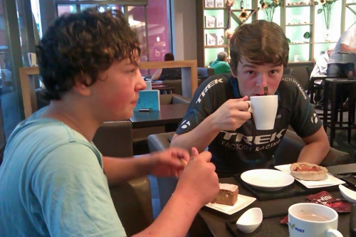 A perfect café stop at Rotkreuz.