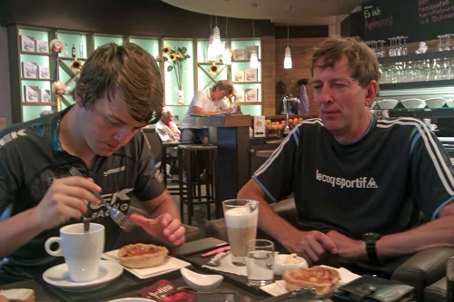 A perfect café stop at Rotkreuz.