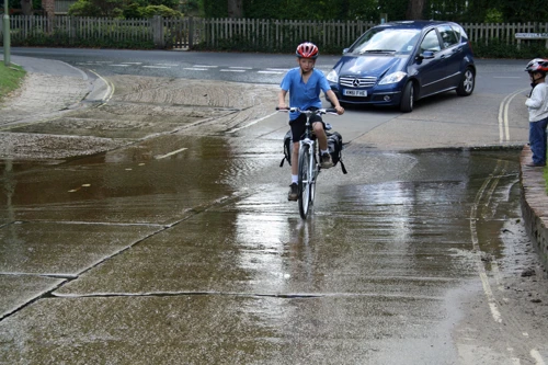 George arrives in Brockenhurst.
