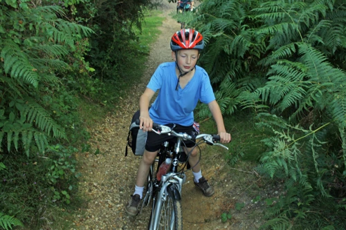 An interesting little track shortcut near the hostel at Burley.
