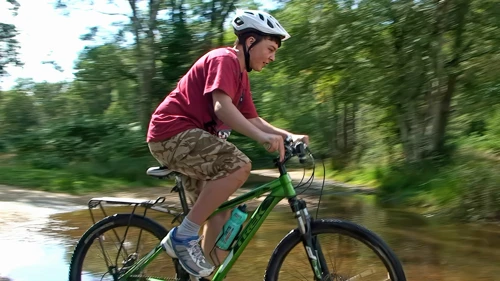 Lawrence crosses Flechs Water for a second time.