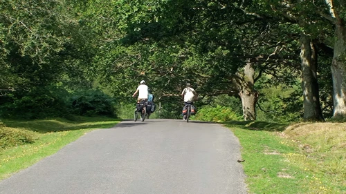 Approaching Linford, 4.3 miles in.