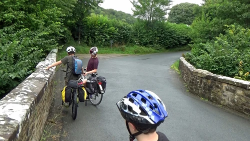 Hindburn Bridge at Wray, 14.8 miles into the ride.