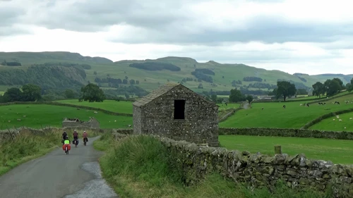 Approaching Little Stainforth, 9.7 miles into the ride