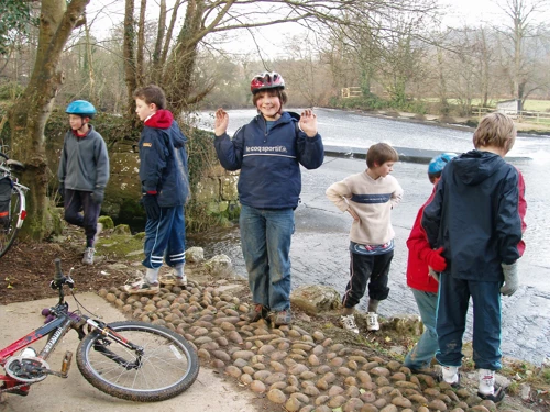 Totnes weir, much tamer today