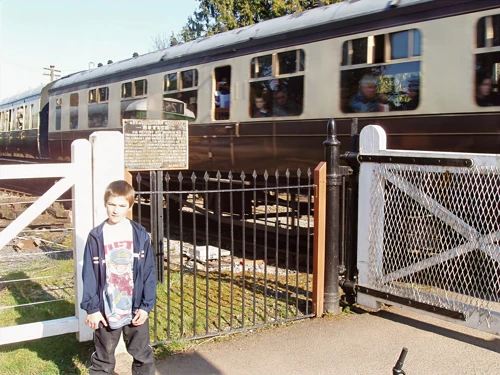 Dennis at Staverton station.