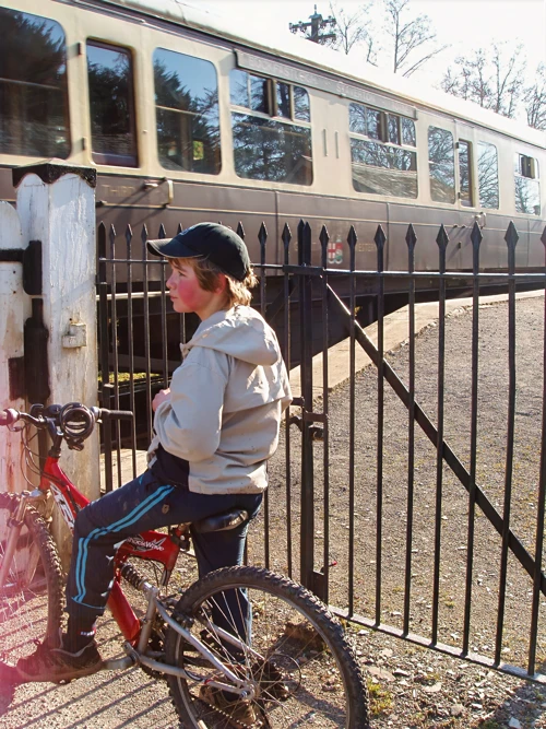 Josh at Staverton station.