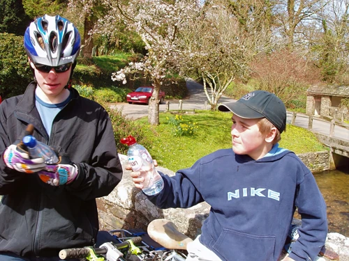Joe and Josh in Altarnun.