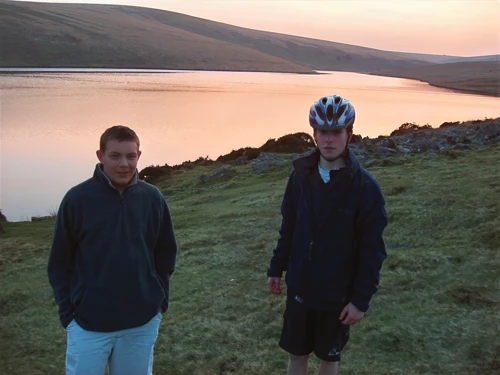 Ben and Joe at Avon Reservoir