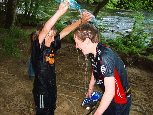 Dennis finishes his attack on Joe