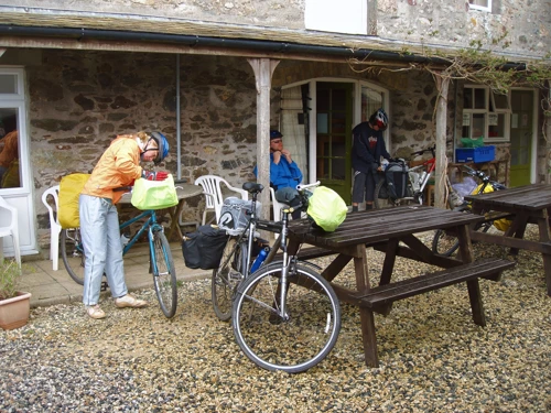 Getting ready to leave Boswinger YH.