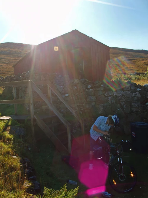 Our annexe dorm at Raasay Youth Hostel.
