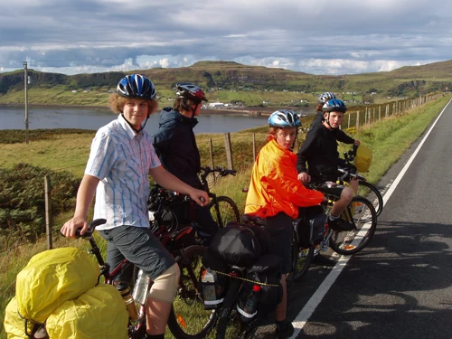 Approaching Uig ferry terminal, Isle of Skye, 28.9 miles in.