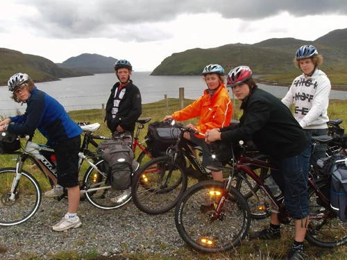 Looking back to Loch Seaforth, 12.5 miles in.