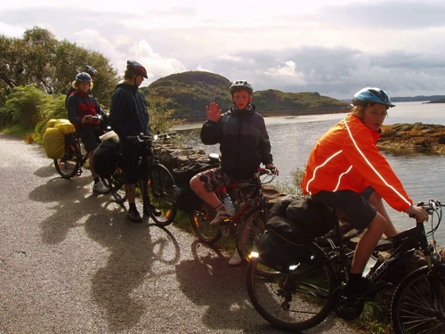 Spectacular scenery at Loch an Eisg Brachaidh.