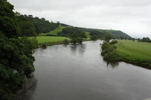 The Lune Valley between Halton and Caton, seen from Caton Lune Bridge.