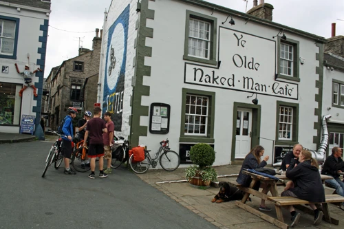 The Naked Man Café in Settle—an excellent place for lunch